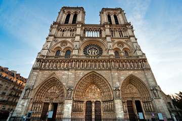 Fototapeta na wymiar Our Lady of Paris, France.