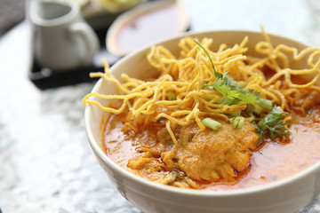 Noodle Khao soi , Thai food