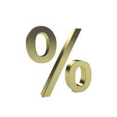Prozentzeichen - 3d Render