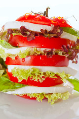 Delicious fresh Caprese Salad