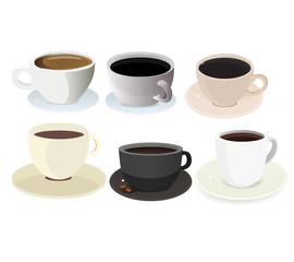 Coffee Cup Icon Set