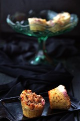 ricotta and plum cakes