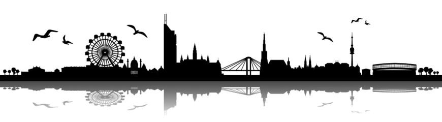 Fototapeta premium Wien Skyline