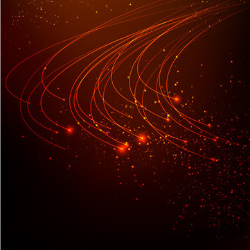 Abstract red lights background