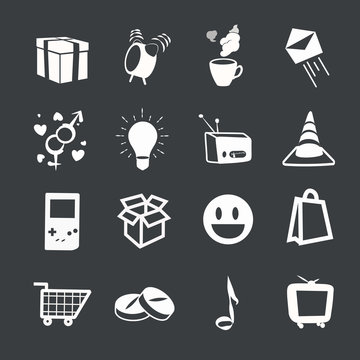 Set of icons. Vector design.