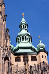 Fototapeta premium cathedral cupola in Prague