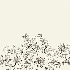 Abstract flower background