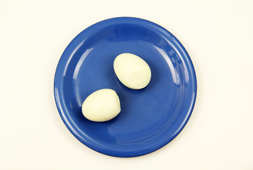 egg on a plate.