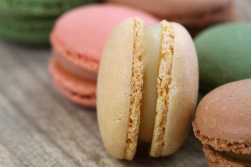 Macaroon variety, close up