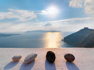 Greece santorini imerovigli amazing view to the sea