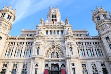 Cibeles Palace - City Hall in Madrid, Spain