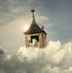 Under the clouds