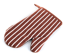 Potholder brown isolated on white