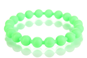 Colorful fashion bracelet isolated on white
