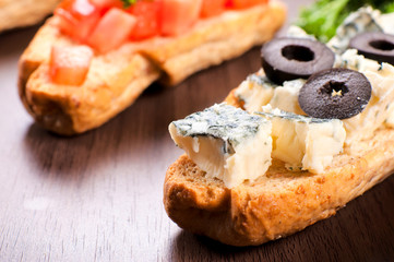 Blue cheese sandwich