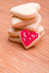 homemade sweet heart cookies