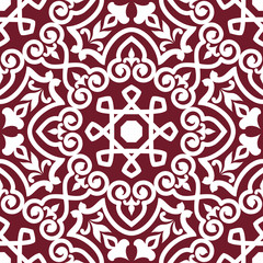 Abstract arabic or persian seamless ornament