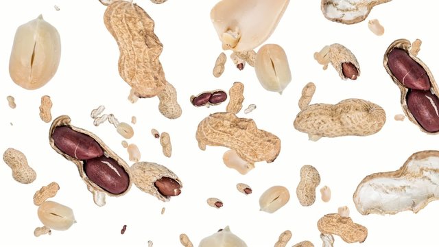 Falling Peanuts (ends on blue)