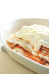italian cooking, lasagne 