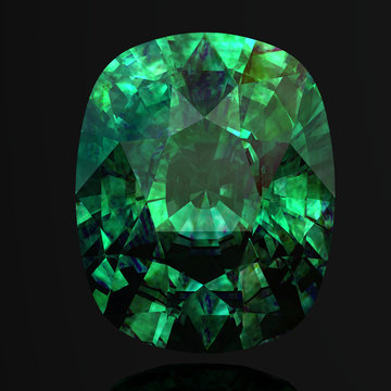 emerald (high resolution 3D image)
