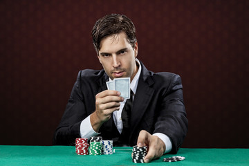 Poker Player - obrazy, fototapety, plakaty