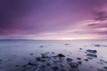 Fototapeta na wymiar Baltic sea coastline, southern of Sweden