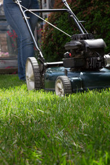 Mowing Lawn