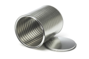 Open Empty Tin Can