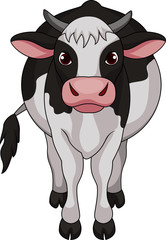 Cute cow cartoon