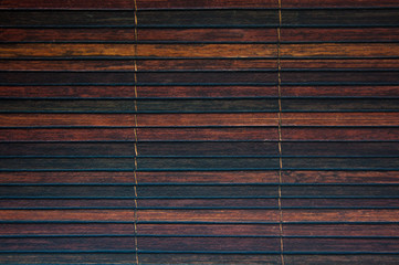 deep brown tone wood weave vinyl