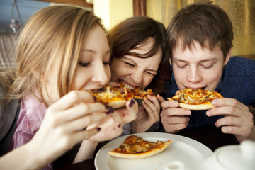 Eating.