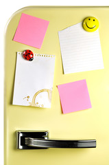 Leave a message on the fridge
