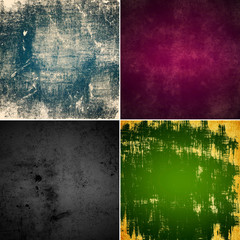 Grunge background. Collage