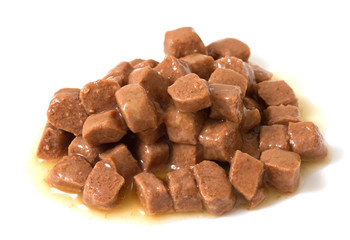 Cat food  isolated