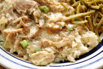 Turkey Gravy Over Rice