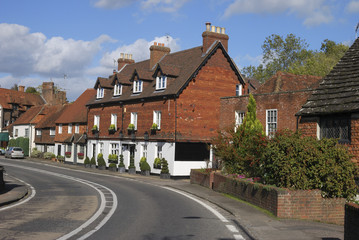 Cottages at Chiddingfold. Surrey. England