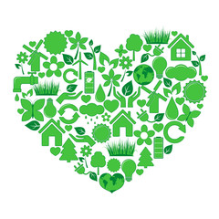 Heart of ecology icons