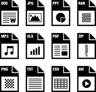 File Types icons