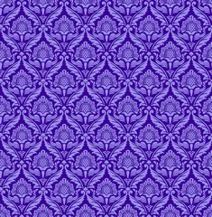 Deurstickers pattern_purple © OlgaKorneeva