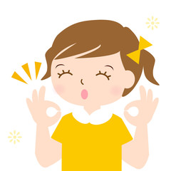 女の子　女児　OK 了解