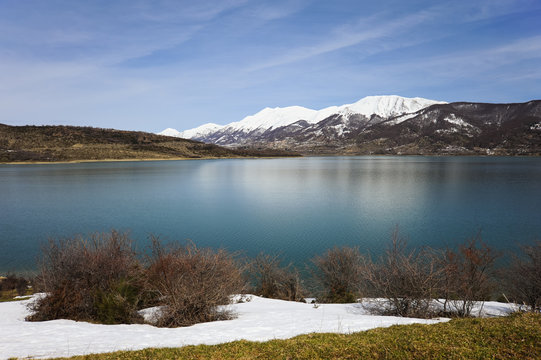 Lo splendore del Lago di Campotosto