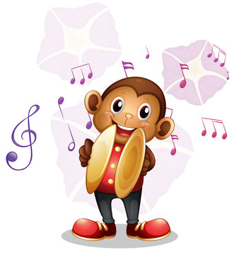 A musical monkey