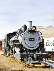 Naklejka premium lokomotywa macierzysta w Colorado Railroad Museum, USA