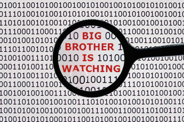 Big brother is watching - obrazy, fototapety, plakaty