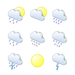Weather icons 3D