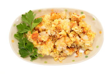 Serving Of Fried Carrot Cake