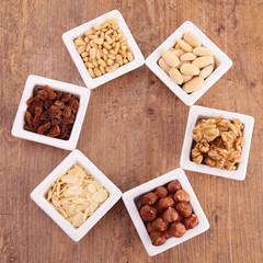 assortment of dried fruit