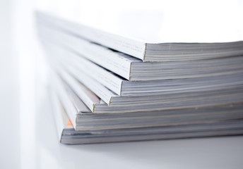 stack of magazines