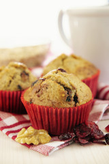 Delicious cranberry oatmeal muffins