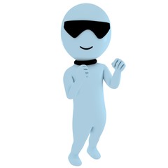 funny 3d small people